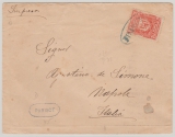 Dominikanische Republik, ca. 1920, 2 Centavos als EF auf Auslandsbrief von ... nach Neapel (Italien)