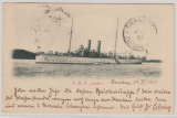 DAP- China, 1902, Mi.- Nr.: 16 als EF auf Fern- Bildpostkarte von Hankau nach Shanghai