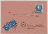 Berlin, 1951, Mi.- Nr.: 78 als EF auf Luftpost- Fernbrief von Berlin nach Hannover