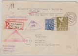 Berlin (West) / Vorläufer,1948, Kontrollrat Mi.- Nr.: 955 + 959 als MiF auf NN- Fernbrief von Berlin nach Chemnitz
