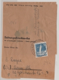 Berlin / BRD, 1959, Berlin Mi.- Nr.: 145 als EF auf Zeitungsdrucksachen- Streifband (DBZ!) von Bad Ems (BRD) nach Bonn