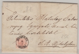 Österreich- Ungarn, Kaiserreich, ca. 1860, 3 Kr. EF auf Fernbrief von Homonna nach S.A. Ujhely