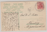 DOA / DR, 1900, Mi.- Nr.: 71 als EF auf Bild- Postkarte per DEUTSCHE SEEPOST, OST-AFRIKA LINIE, q nach Nürnberg