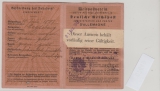 III. Reich, 1941, Mi.- Nr.: 525 X als EF auf Postausweiskarte von Berlin, vs. Verlängert am 31.8.1945!