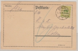 DR, Infla, Dezemberbriefe, 1923, Mi.- Nr.: 328 A als EF auf Orts- Postkarte innerhalb von Koblenz