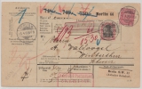 DR, 1900, Mi.- Nrn.: 37 + 60 in MiF (!!!) auf Auslandspaketkarte, für 3 Pakete von Berlin nach Winterthur (CH), gepr. Zenker