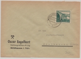 SBZ, Thüringen, 1946, Mi.- Nrn.: 114 in EF auf Ortsbrief innerhalb von Mülhausen