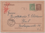 DR / Weimar, 1927, Rohrpost- GS- Karte Mi.- Nr.: RP 23, gelaufen per Rohrpost innerhalb von Berlin