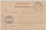 DSWA, 1905, Feldpostkarte von Okahandja nach Naumburg