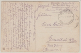 DAP, Türkei, 1916, Bildpostkarte gelaufen als Feldpost von Konstantinopel nach Rosenthal (Krs. Hannover)