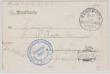 DSWA, 1906, Bild- Feldpostkarte, gelaufen von Rehoboth nach Leipzig