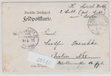 DSWA, 1905, Werbe- Bildpostkarte, gelaufen per Feldpost von Keetmannshoop nach Berlin