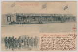 DSWA, 1899, Mi.- Nr.: 2 als EF auf Bild- Postkarte von Swakopmund via Windhoek nach Rehoboth