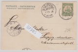 Kamerun, 1906, Mi.- Nr.: 8, als EF auf Bildpostkarte (Kamerun, Albinos) von ... (Kamerun) nach Leipzig