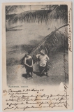 Kamerun, 1906, Mi.- Nr.: 8, als EF auf Bildpostkarte (Kamerun, Albinos) von ... (Kamerun) nach Leipzig