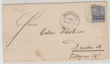 DAP Marokko, 1904, Mi.- Nr.: 10 als EF auf Fernbrief / Auslandsbrief, gelaufen von Mazagan nach Dresden