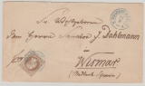 Hannover, ca. 1864, Mi.- Nr.: 25 als EF auf Fernbrief von Hannover nach Wismar