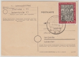 BRD, 1952, Mi.- Nr.: 140 als EF auf Auslandspostkarte von Hamburg nach Bralanda (Schweden)