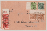 Handstempel, 1948, Bez. 3 Berlin, Mi.- Nr.: 168 I POR, u.a., als MiF auf Fernbrief von Berlin nach Kleinwittenberg, geprüft!