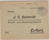DSWA, 1907, Feldpostbrief, gelaufen von Windhuk nach Erfurt