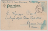 DSWA, ca. 1906, (Werbe-) Feldpostkarte, gelaufen von K.D. Feldpoststation Nr. 1 nach Schwerin