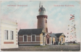 DSWA, 1906, Mi.- Nr.: 12 als EF auf Fern- Bild- Postkarte von Swakopmund nach Bernau, Ansicht: Leuchtturm Swakopmund