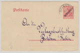 DAP Türkei, 1910, 20 Para- GS- Karte (Mi.- Nr.: P17), gelaufen, als Postkarte, von Beirut nach Potsdam