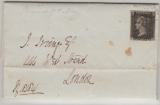 GB, 1841, Mi.- Nr.: 1 als EF auf Fernbrief von U....HAM nach London