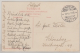 DAP Türkei, 1916, Feld- Bild- Postkarte, gelaufen, als Fernpostkarte, via Dt. Feldpost Aleppo, nach Schöneberg (Berlin?)