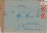 Berlin / Bizone, 1948, Mi.- Nr.: 46 II (2x) + Or ndgz, als MeF auf Auslandsbrief von Berlin nach Zürich (CH), Befund Schlegel BPP!