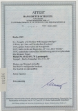 Berlin, 1949, Mi.- Nrn.: 68 II, 69 I + 70 I in MiF auf Einschreiben- Fernbrief von Berlin nach Lahr, FA Schlegel echt + e..!