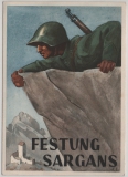 Schweiz, 1944, Schweizer Propagandakarte (vom 20.4.44) gelaufen als Feldpost nach Zollikon. Selten!