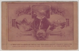New Zealand, 1895, 1,5 P. Kartenbrief- GS, gelaufen als Ortsbrief innerhalb von Christchurch, dekorative Rückseite!