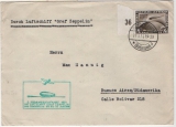 DR, 1931, Mi.- Nrn.: 456, 457 + 458, je als EF auf Polarfahrtkarte / -Brief von Friedrichshafen- via Polarfahrt nach ..., je portogerecht!