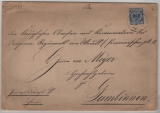 DR, Krone / Adler, 1892, Mi.- Nr.: 48 als EF auf Fernbrief (2. Gewichtsstufe) von Berlin nach Gumbinnen, geprüft Wiegand BPP
