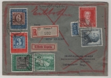 BRD / Bizone, 1949, Mi. Nrn.: 113- 115, u.a. Bizone als MiF R.- Eilboten- Fernbrief von Hanau nach Säckingen