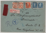 Dänemark, 1944, 90 Öre MiF auf Express- R.- Auslandsbrief von Kopenhagen nach Berlin, mit dt. Zensur