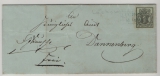 Hannover, ca. 1852, Mi.- Nr.: 2, als EF auf Fernbrief von Lüchow (netter Stempel!) nach Dannenberg