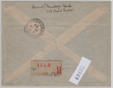 Frankreich, 1929, Mi.- Nr.: 239 (4x, im 4er- Block), als MeF auf Auslands- Einschreiben von Le Havre nach Monaco