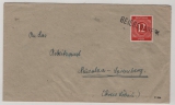 D, Kontrollrat / West, ca. 1946, Mi.- Nr.: 919 auf Fernbrief (mit Notstempel!) von Beiersdorf o/L. nach Neusalza / Spremberg