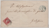 Hannover, ca. 1860, Mi.- Nr.: 14 (mit Sr.) als EF auf Fernbrief von Göttingen nach Gi.....