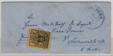 Hannover, 1854, Mi.- Nr.: 5, als EF auf Fernbrief von Göttingen (netter Vorphila- Stempel!) nach Freienwalde / a.d. O.