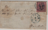 Hannover, ca. 1855, Mi.- Nr.: 3, als EF auf Fernbrief von Goslar (netter Vorphila- Stempel!) nach M.....d