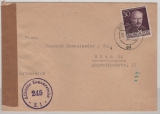 Berlin, 1953, Mi.- Nr.: 99 als EF auf Auslandsbrief (mit Zensur!) von Berlin nach Wien, nette und seltene EF!
