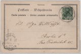 Kamerun, 1900, Mi.- Nr.: 2, als EF auf Bildpostkarte von Viktoria nach Berlin
