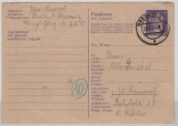 III. Reich, 28.2.1945, 6 RPfg.- Anwort- GS- Karte, F.- Teil (Mi.- Nr.: 310 F), gelaufen von Dresden nach Bannewitz