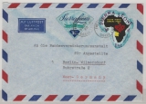 Sierra Leone, 1970, 15 Ct. MiF auf Luftpost- Auslandsbrief von Freetown nach Berlin. Nette Frankatur!