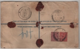 Indien / Burma, 1928, 16 A. MiF auf R.- (Wertbrief) von Rangoon (Burma) nach Kanadukathan (Indien). Interessant!