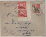 Malta, 1930, 10 d. - Überdruck- MiF auf Luftpost- R.- Auslandsbrief von Valetta nach Berlin