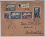 Luxemburg, 1940, 9 Fr. + 5 Ct. MiF auf R.- Auslandsbrief von Luxemburg nach Reichenberg